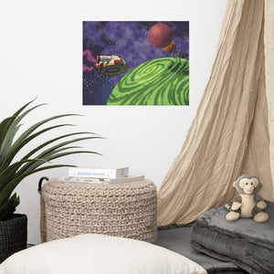 Orbiting Schlump Poster